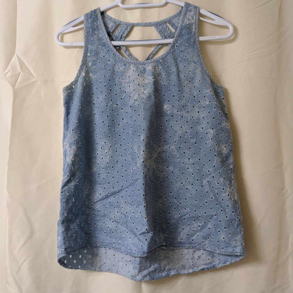 Blue tank top
